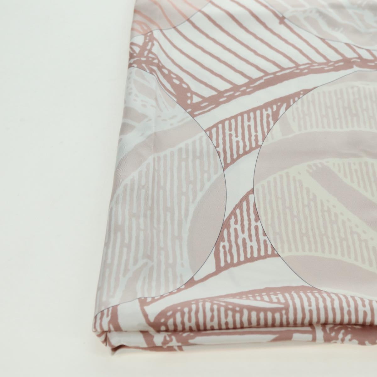 Sciarpa HERMES Carre 140 "SOITE ET POURSUITE" rosa seta originale hk3779V image 2