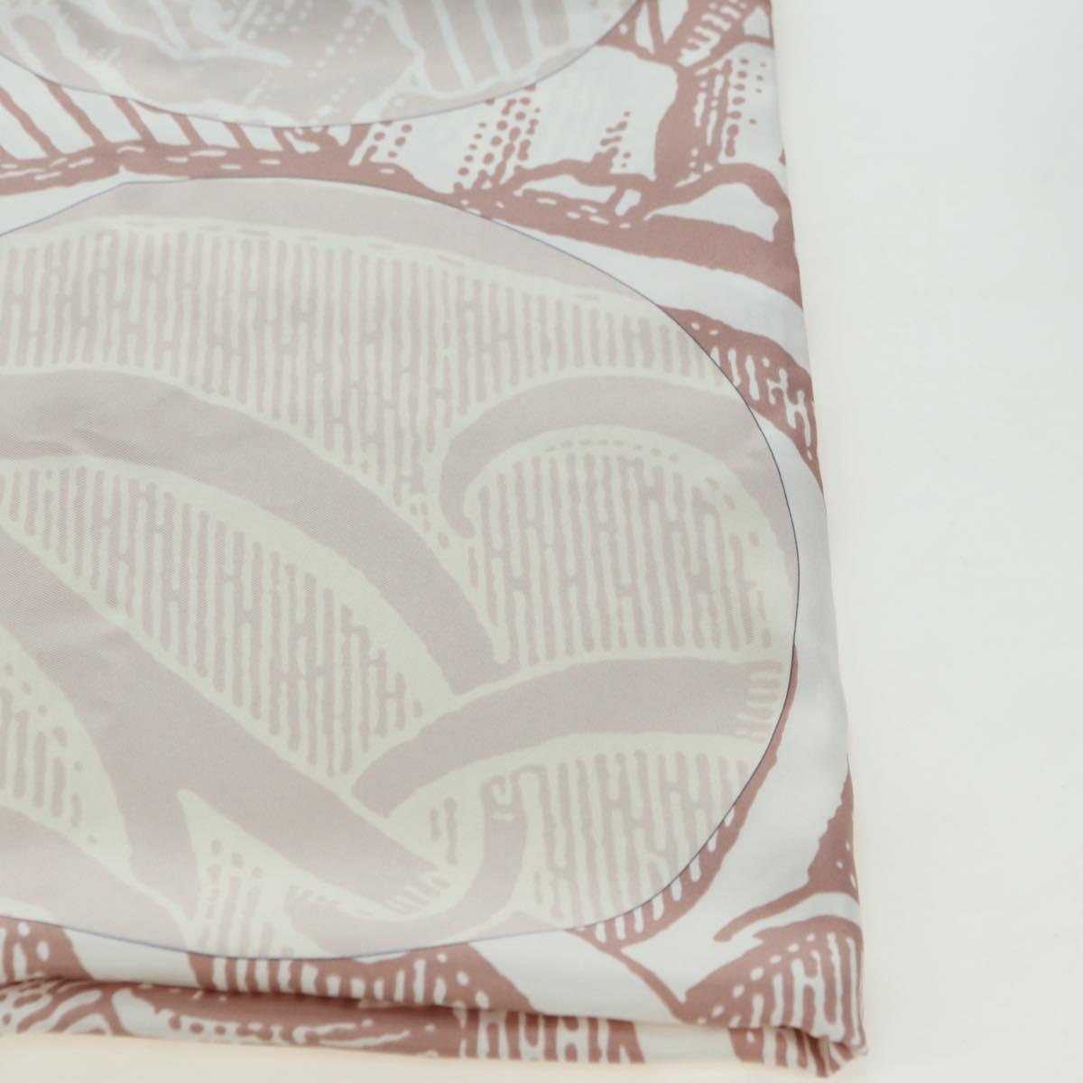Sciarpa HERMES Carre 140 "SOITE ET POURSUITE" rosa seta originale hk3779V image 3