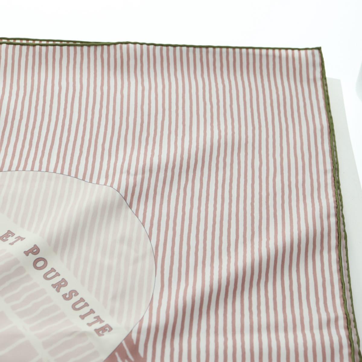 Sciarpa HERMES Carre 140 "SOITE ET POURSUITE" rosa seta originale hk3779V image 8