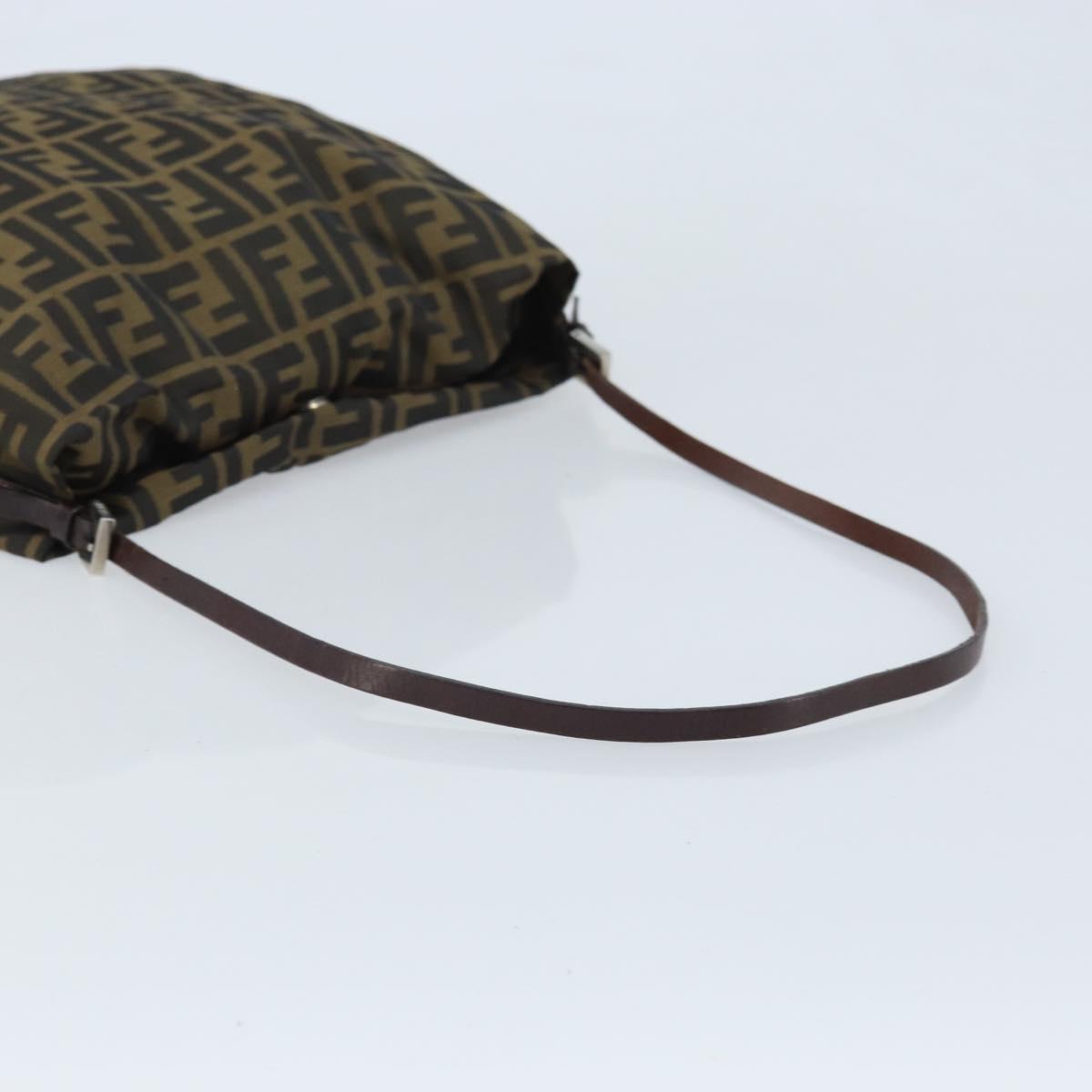 Borsa a tracolla FENDI Zucca in tela marrone nero originale ARZ776 image 6