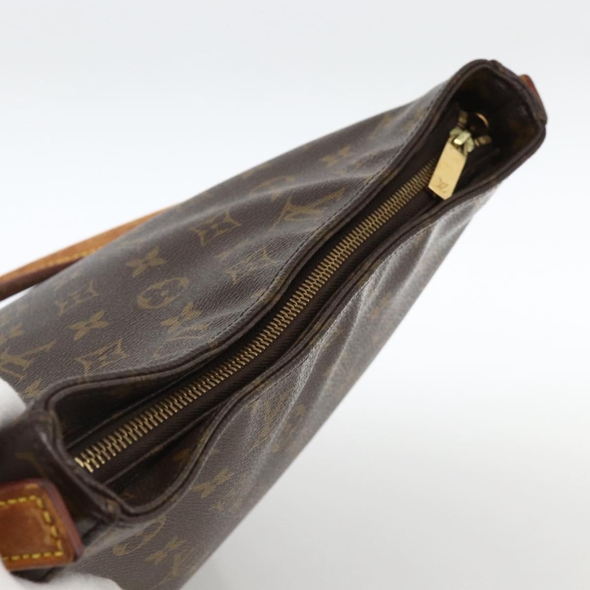 Borsa a tracolla Louis Vuitton Monogram Looping GM M51145 LV originale BA11531 image 5