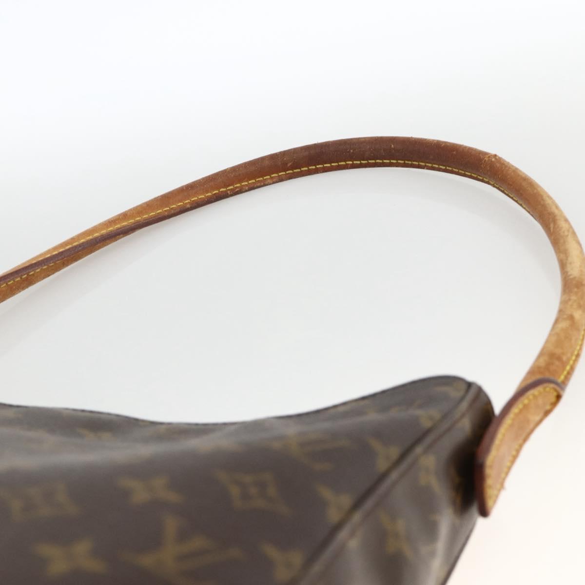 Borsa a tracolla Louis Vuitton Monogram Looping GM M51145 LV originale BA11531 image 8
