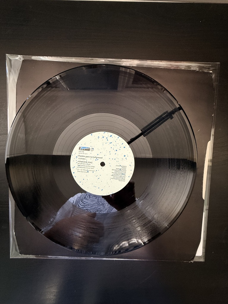 ZTT Vinyl Frankie Goes to Hollywood UK 12" Single Relax VG+ image 2