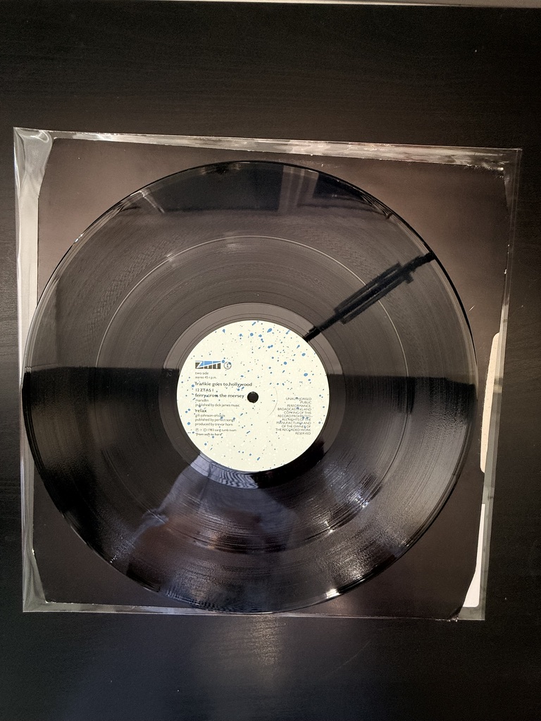 ZTT Vinyl Frankie Goes to Hollywood UK 12" Single Relax VG+ image 3