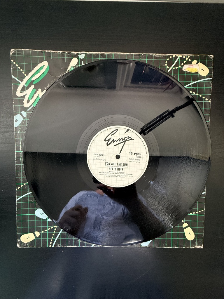 Bette Noir Vinyl 12" Single Forget It / You Are The Sun Ensign 1979 image 3