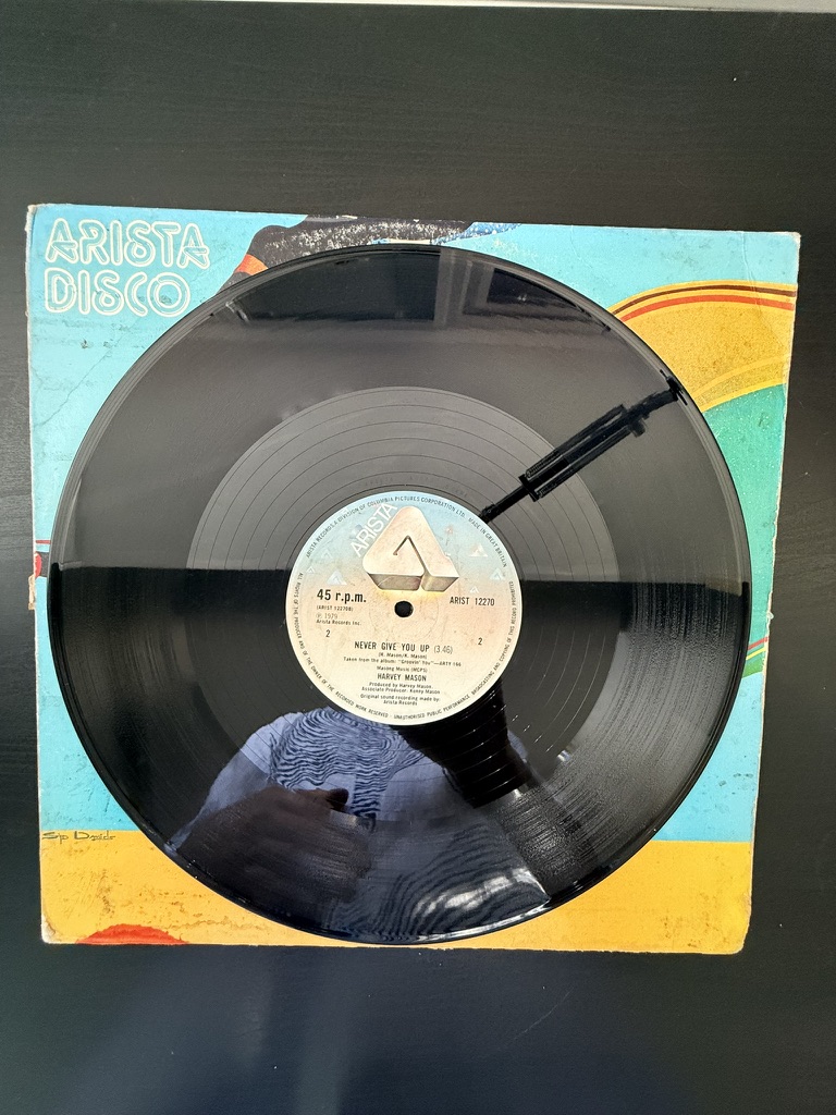 Harvey Mason Arista Disco Vinyl Record Groovin' You / Never Give You Up 12" VG 1979 image 3