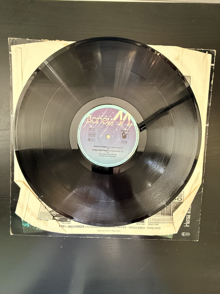 Boney M Super Sound Single Vinyl Record 12" inch DJ Release 1979 Promo image 3