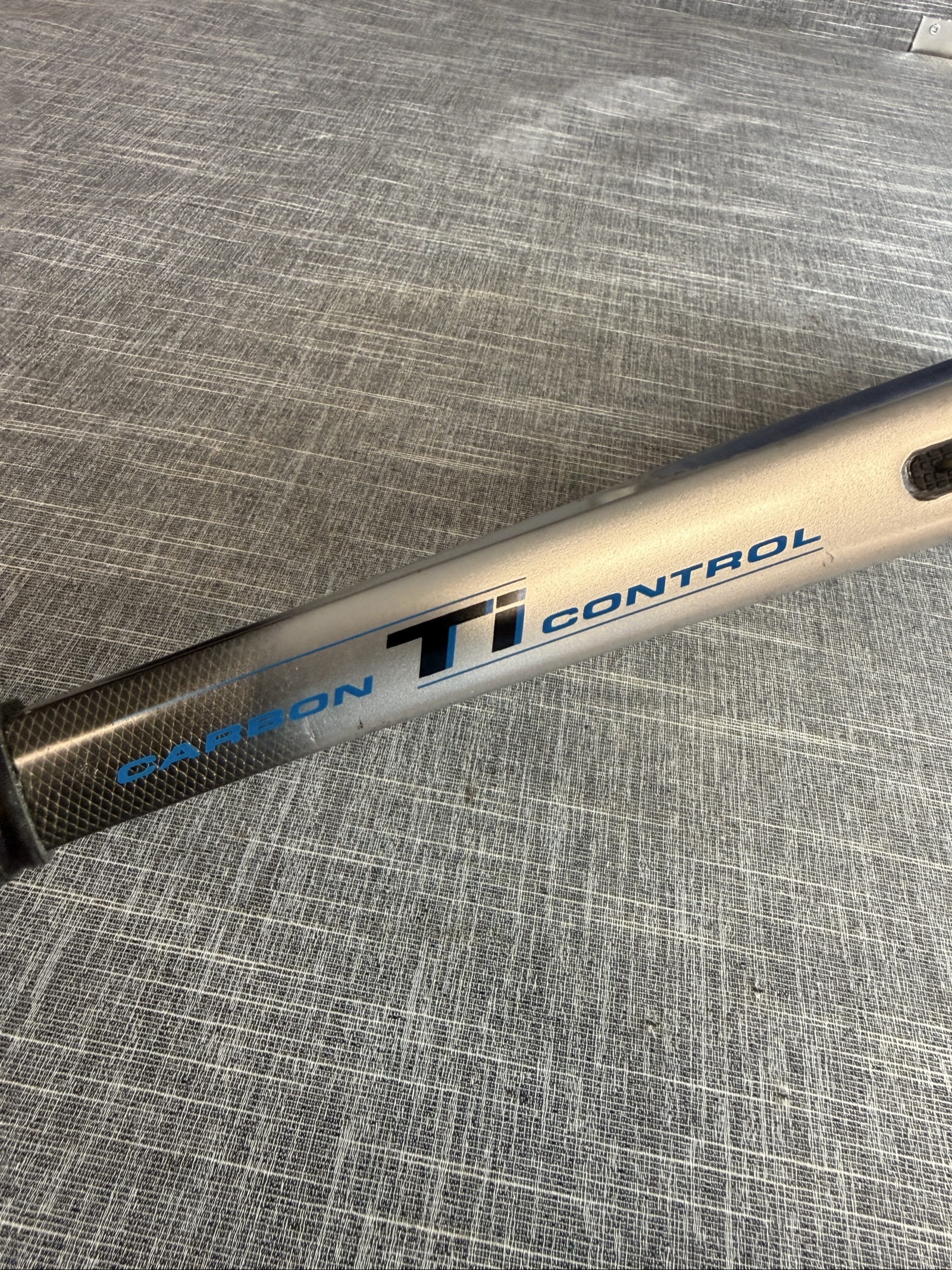 Dunlop Carbon Ti Control Tennis Racket with Cover Black Blue image 5
