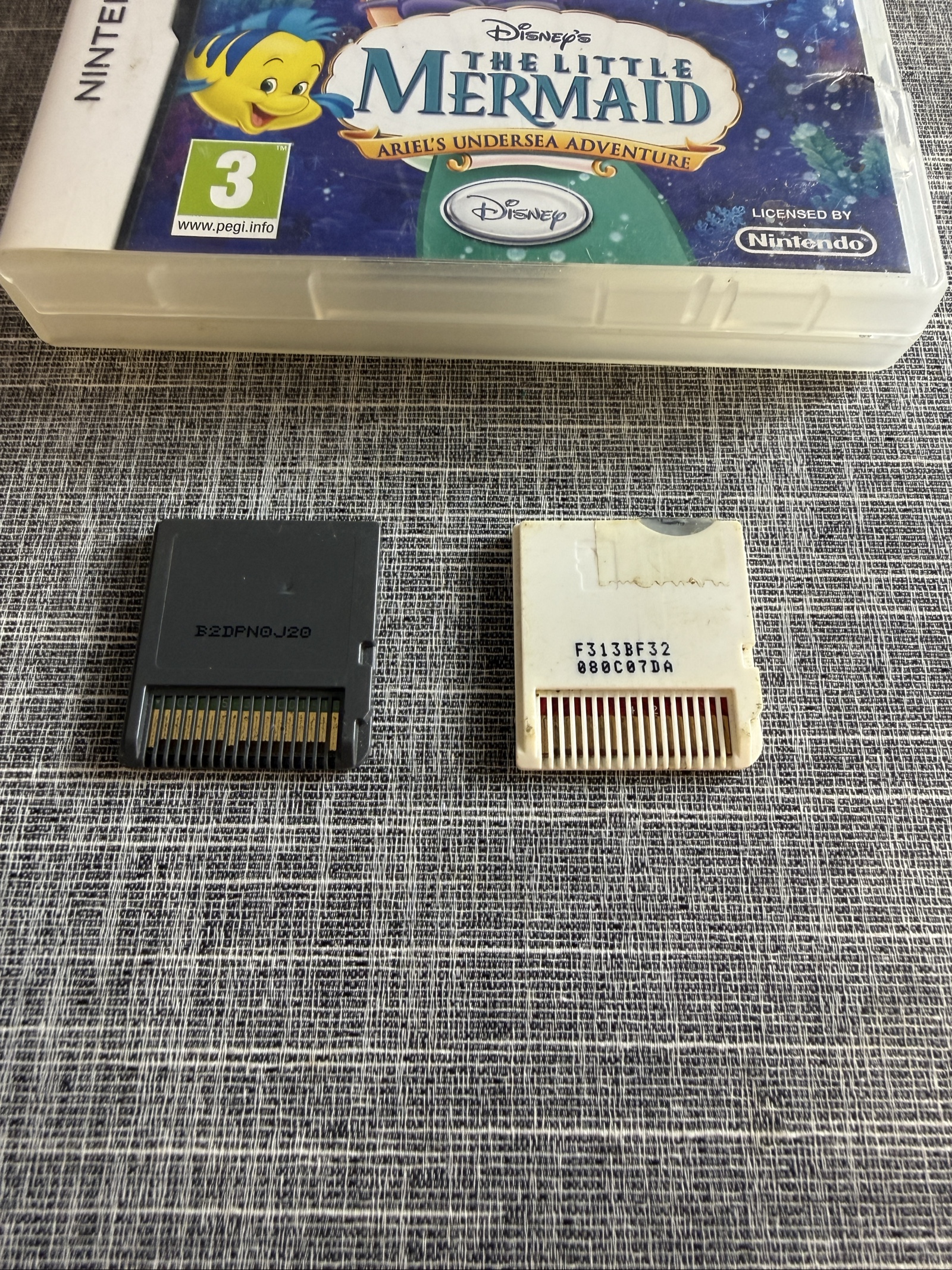 Nintendo DS Disney The Little Mermaid Game Card with Doctor Who Cartridge & DSTT image 3
