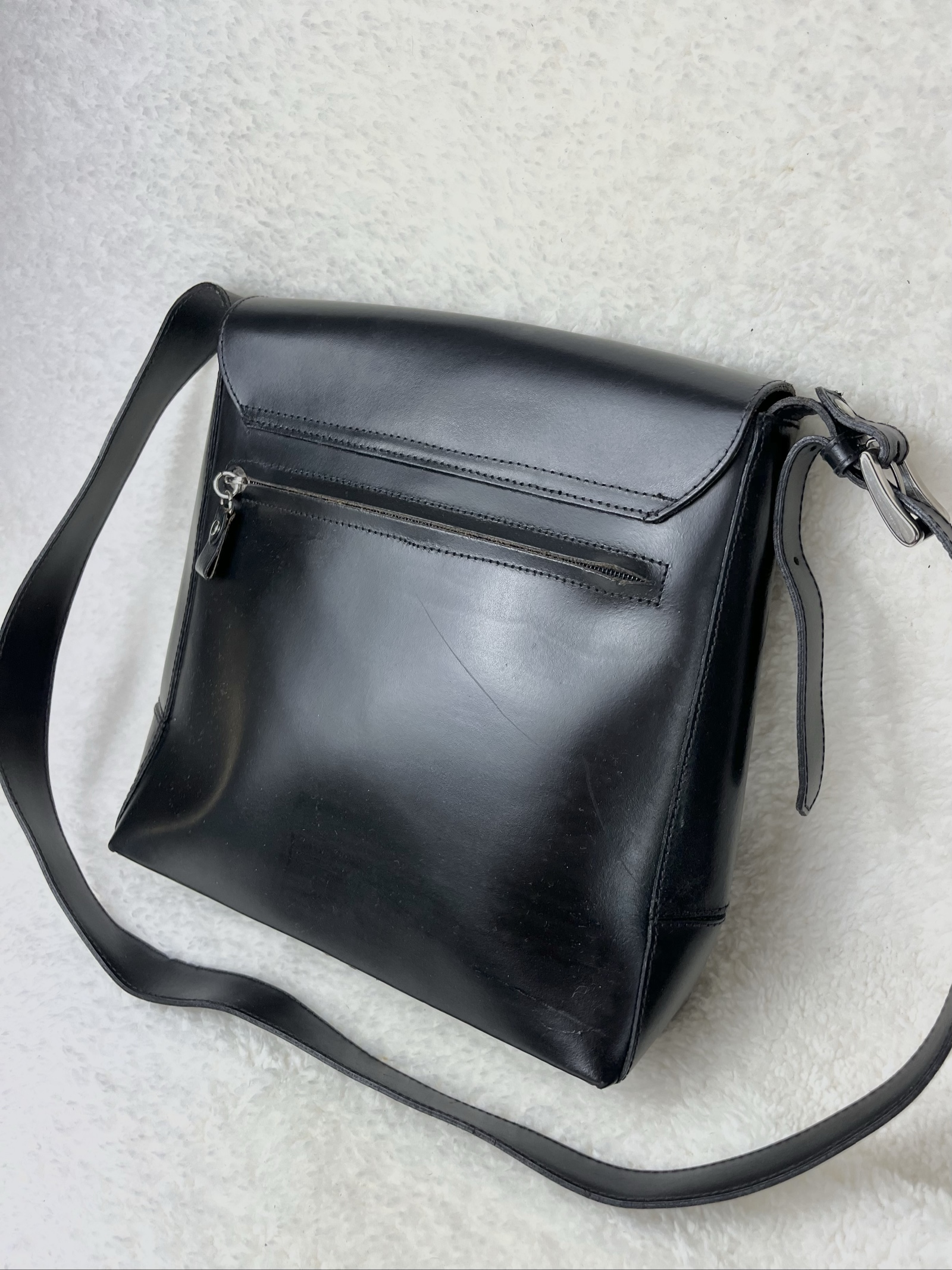 L Credi Real Leather Shoulder Bag studs quiet luxury minimalist image 7