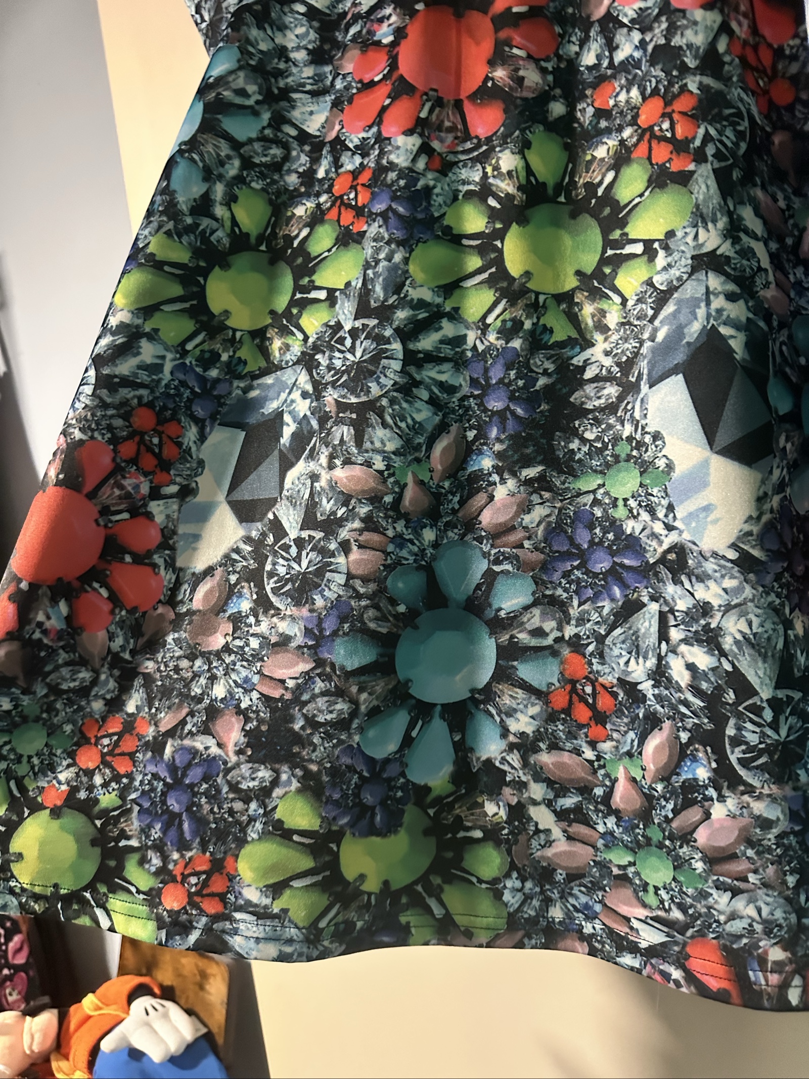 City Chic Women's Multi-Colour Floral Print Skirt XL image 2