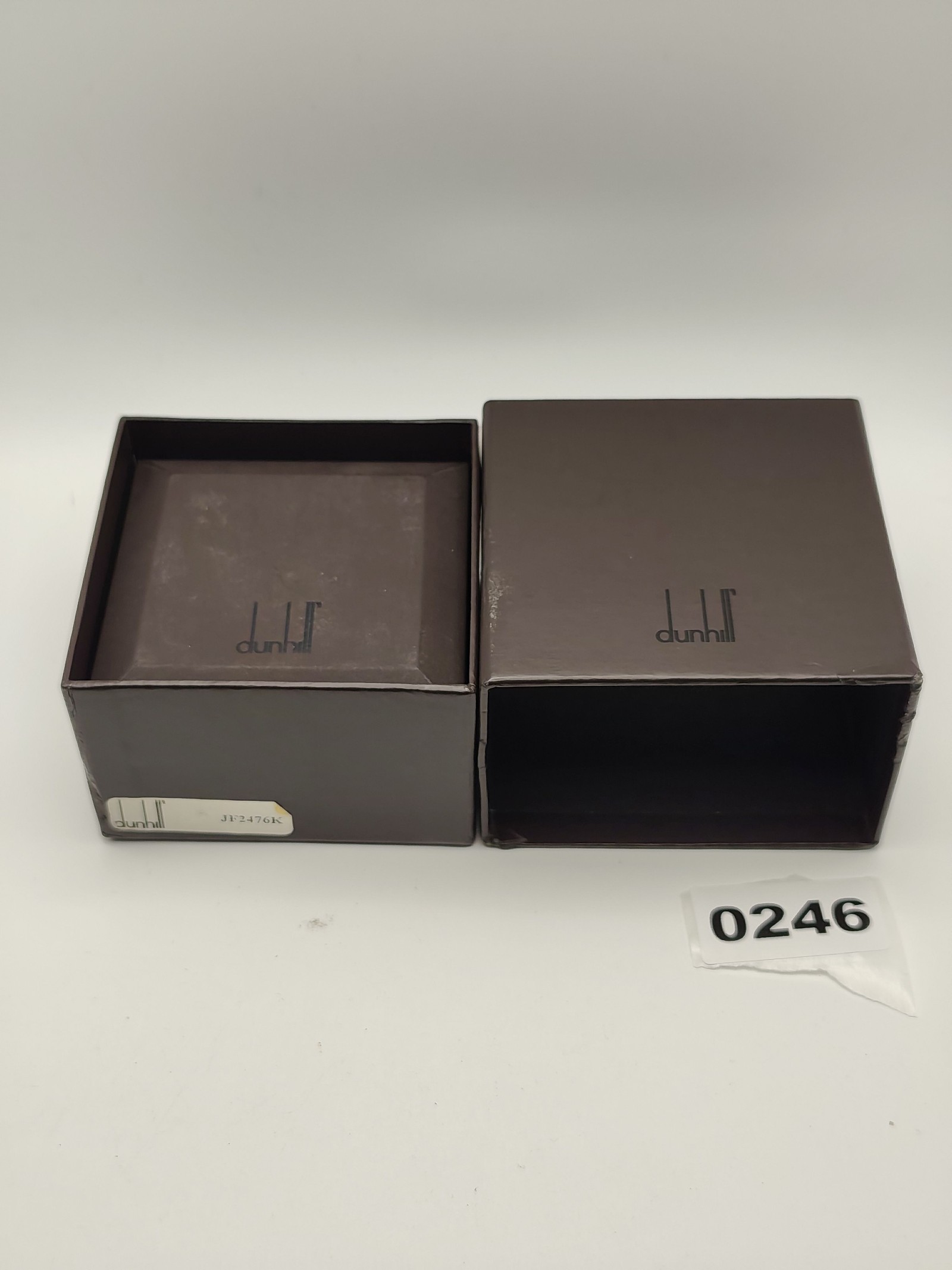 Dunhill Silver Logo Men's Cufflinks with Box Other image 3