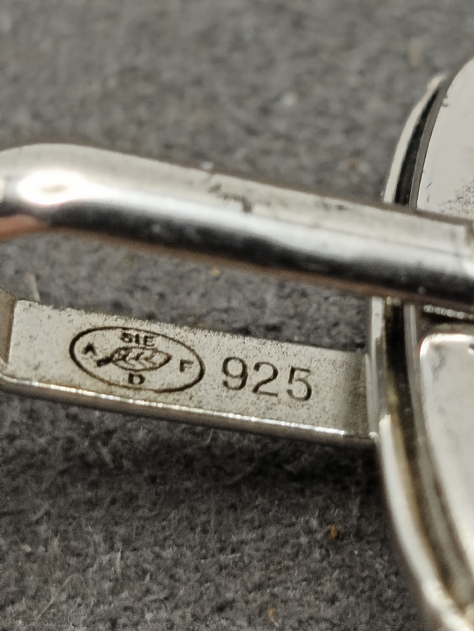 Dunhill Silver Logo Men's Cufflinks with Box Other image 10