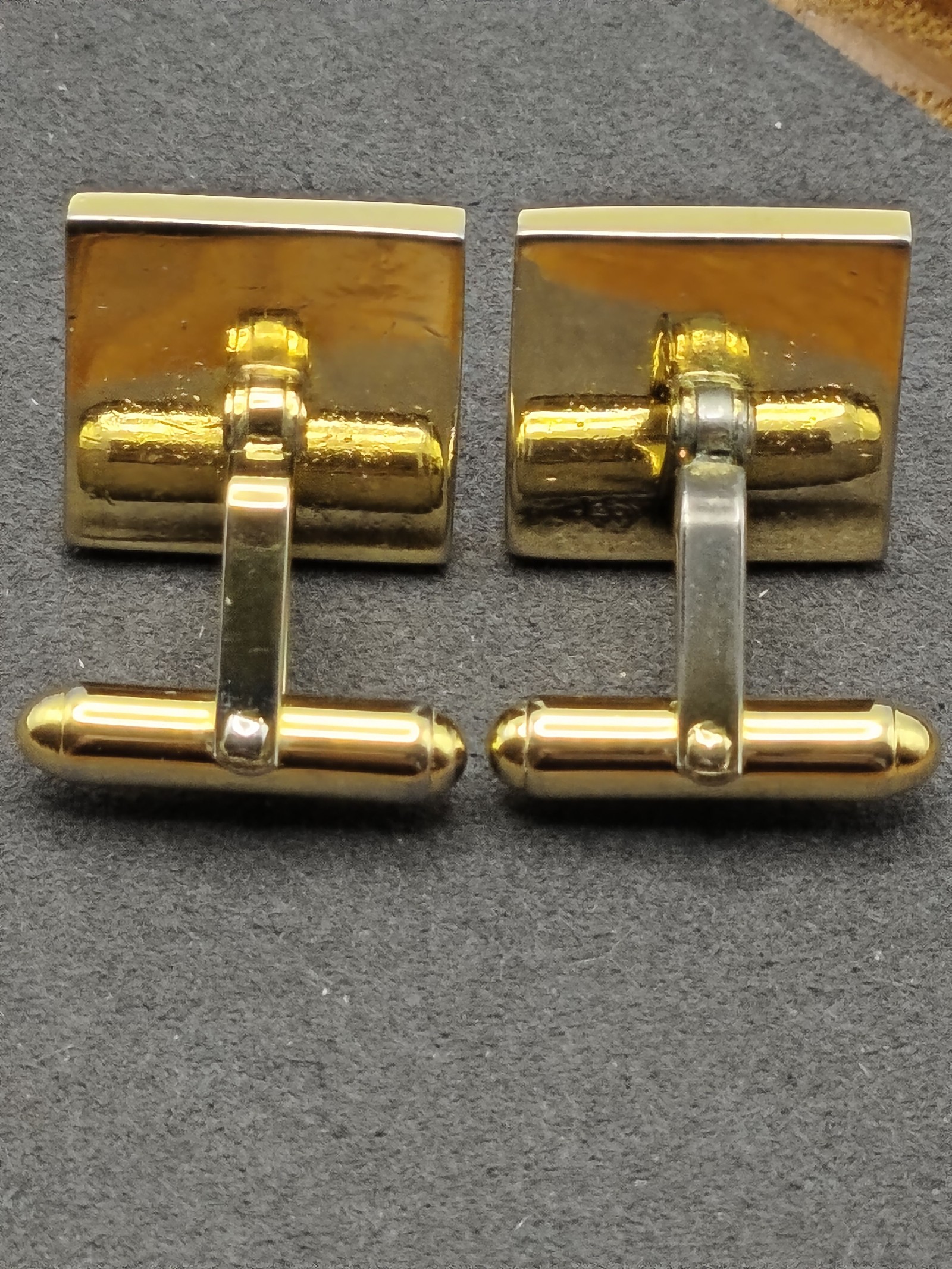 Christian Dior Men Silver & Gold Tone Cufflinks Other image 9