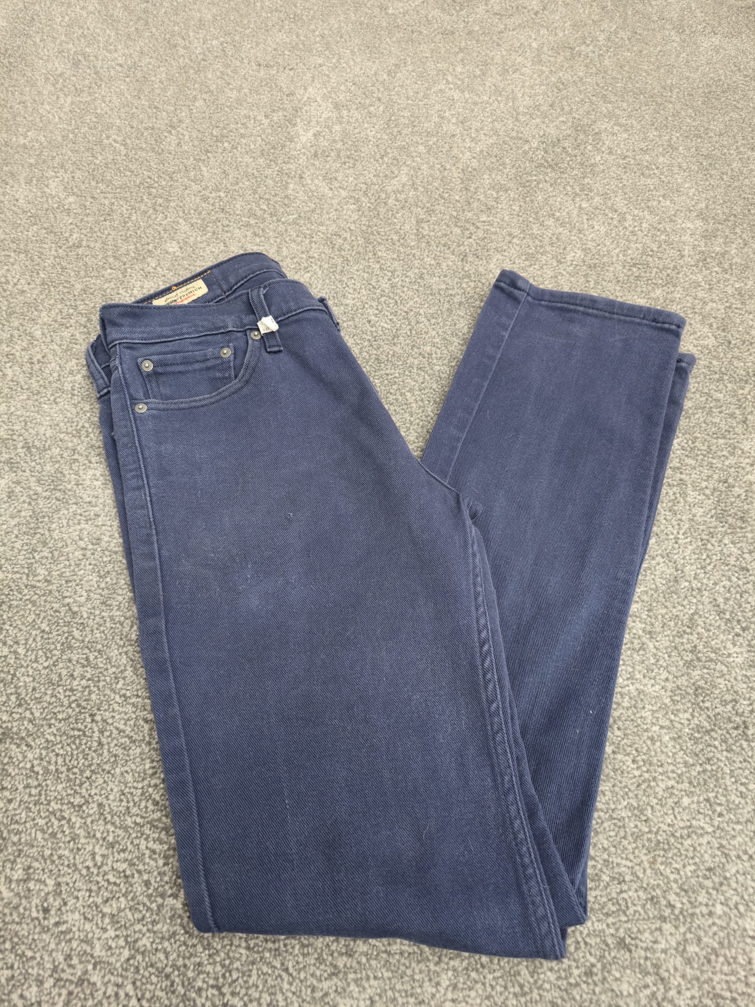 Levi's White Tab Men's Navy 511 Slim Fit Jeans 30" image 5