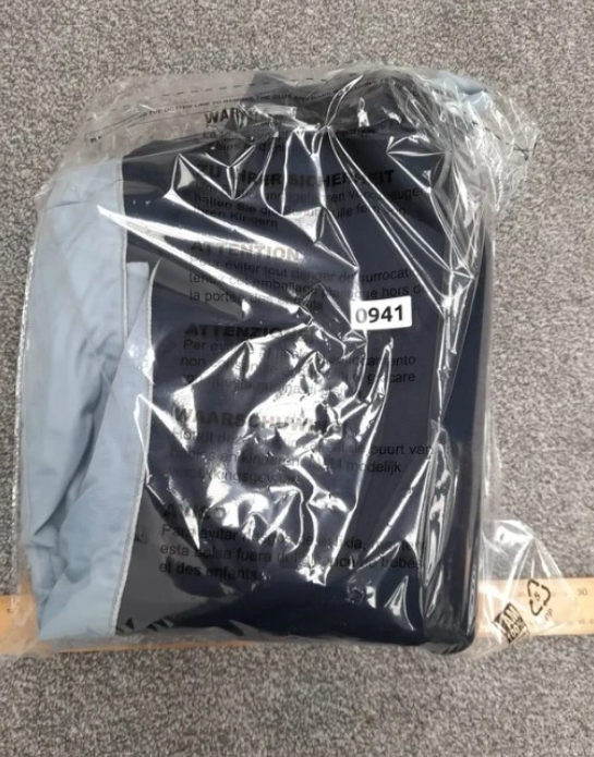 Kappa Vintage quilted puffer Jacket,Blue,XL image 2