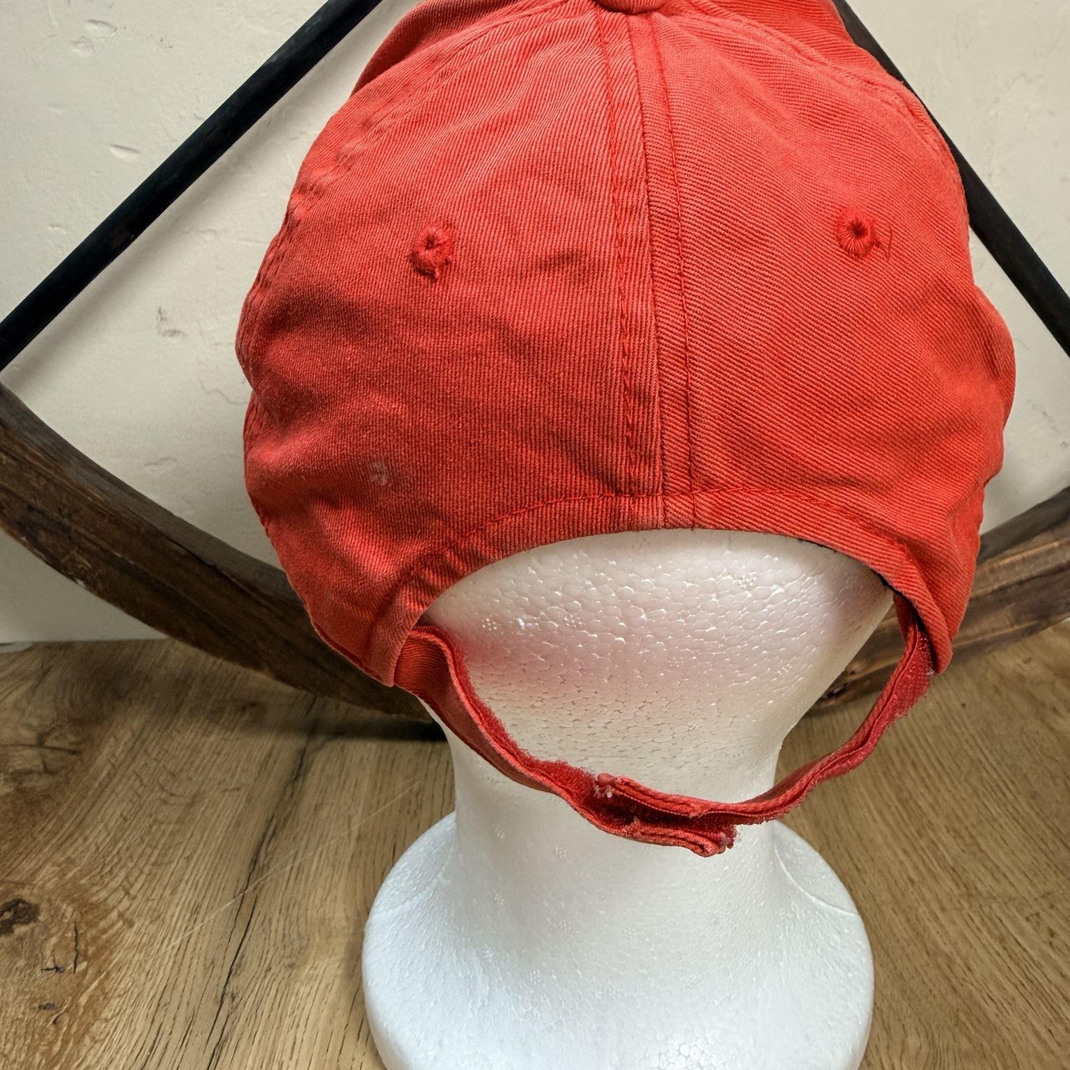 Champion Red Cotton Adjustable Baseball Cap One Size image 2