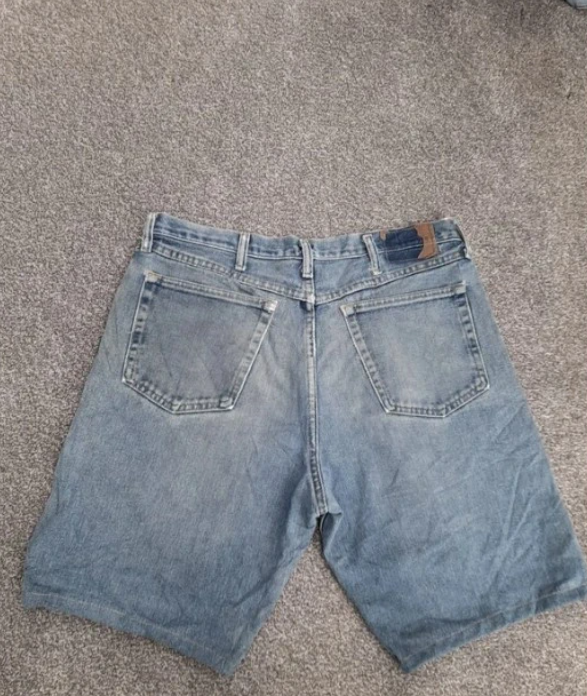 Lee Light Blue Denim Shorts W36" image 3