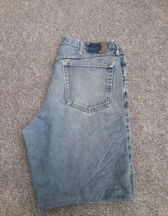 Lee Light Blue Denim Shorts W36" image 4