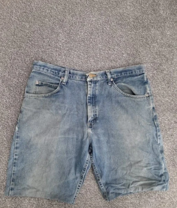 Lee Light Blue Denim Shorts W36" image 5
