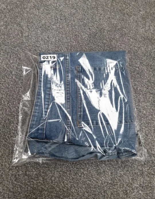 Lee Riveted ultimate 5 blue denim shorts 34" image 8