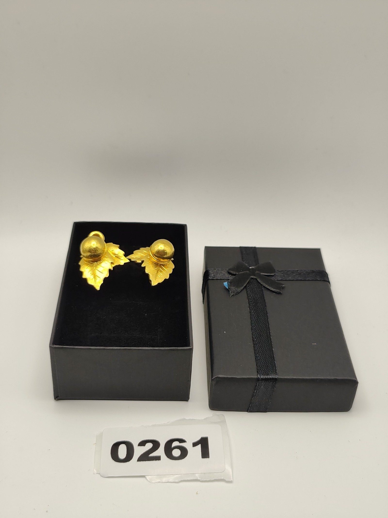 Rykiel Women Gold Leaf Clip-On Earrings