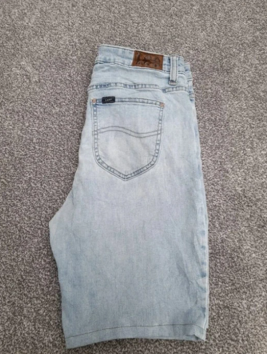 Lee light-wash denim Bermuda shorts 30" image 3