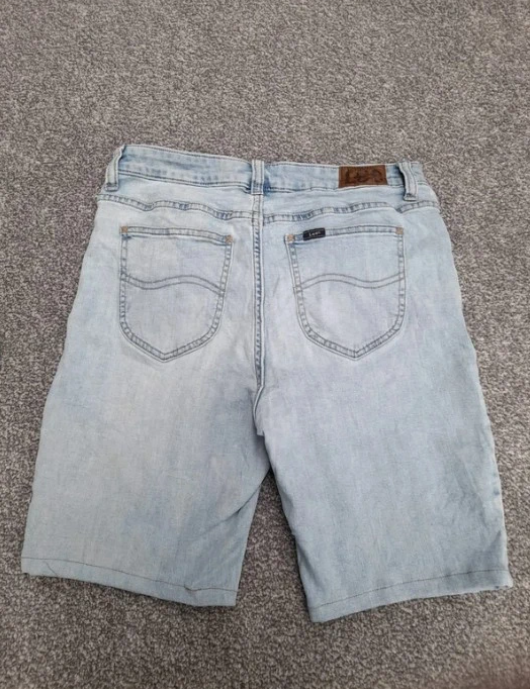 Lee light-wash denim Bermuda shorts 30" image 5