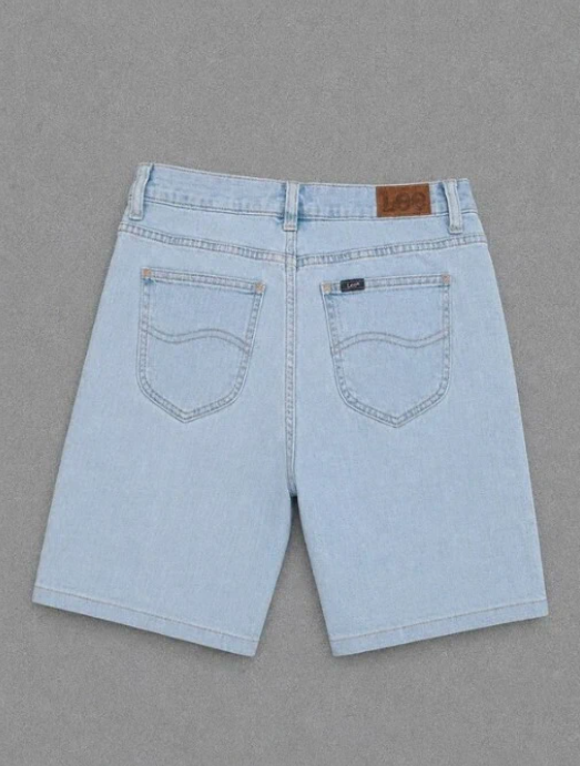 Lee light-wash denim Bermuda shorts 30"