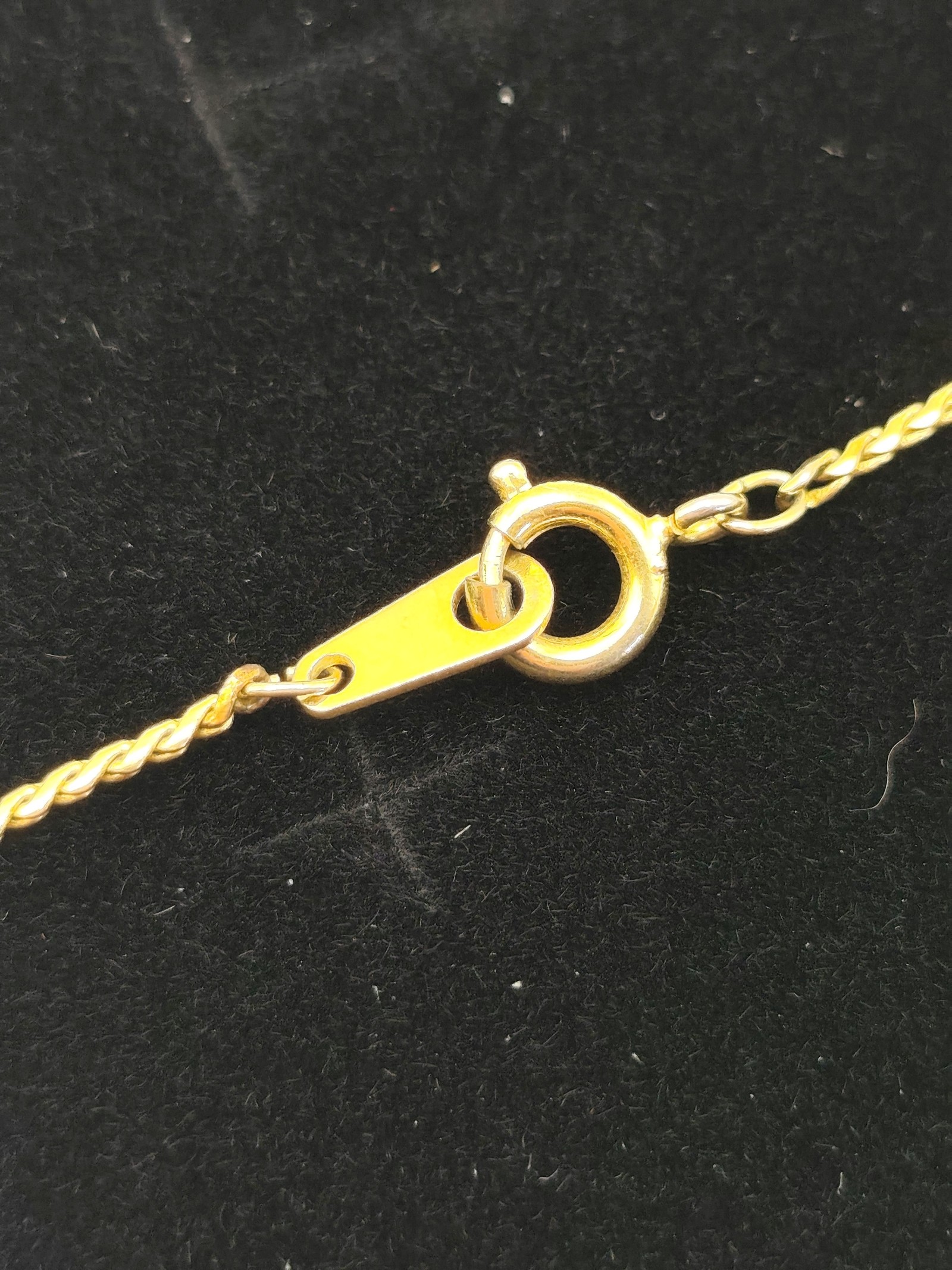 Yellow Gold Tone Circle Pendant Women Necklace Other image 3