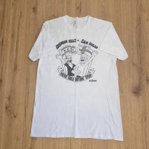 Red Scare White Brendan Kelly & Sam Russo Graphic T-Shirt Chest 20 in