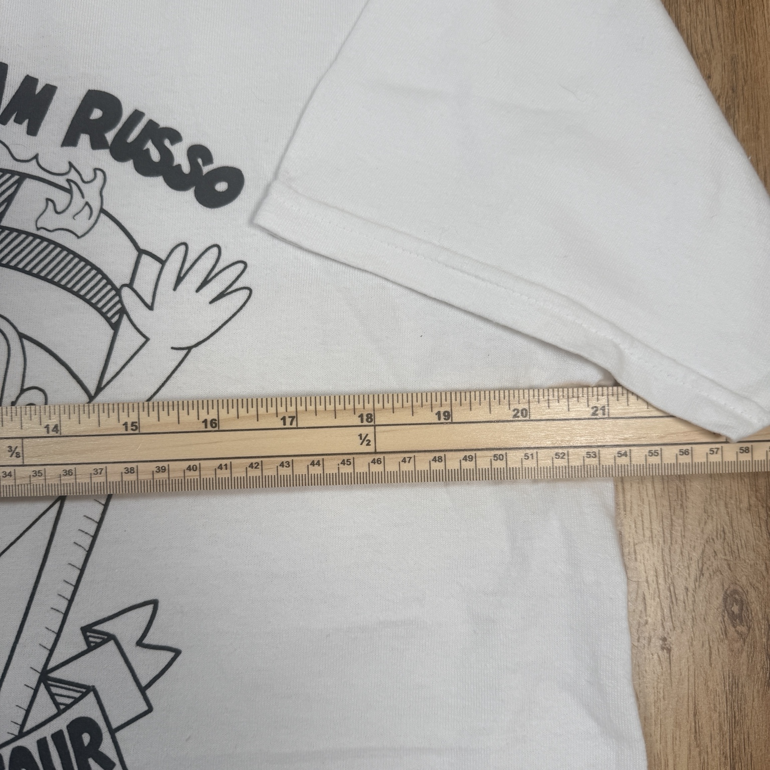 Red Scare White Brendan Kelly & Sam Russo Graphic T-Shirt Chest 20 in image 6