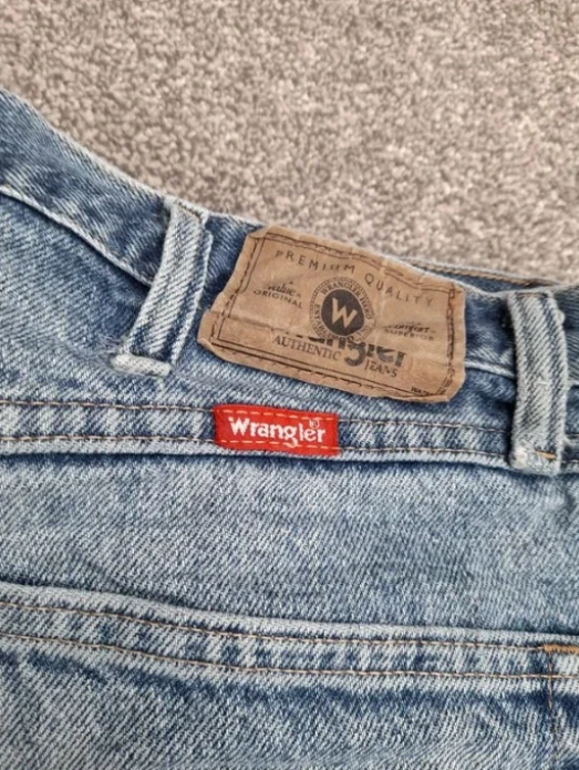 Wrangler denim shorts a classic Straight 34" image 5