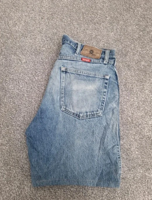 Wrangler denim shorts a classic Straight 34" image 6