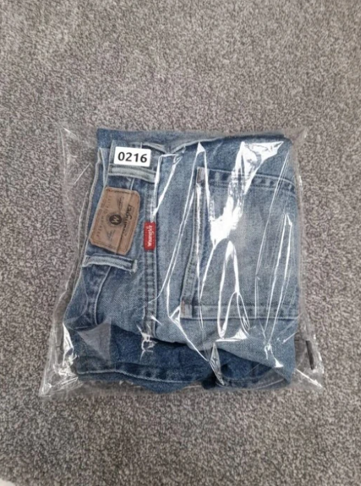 Wrangler denim shorts a classic Straight 34" image 7