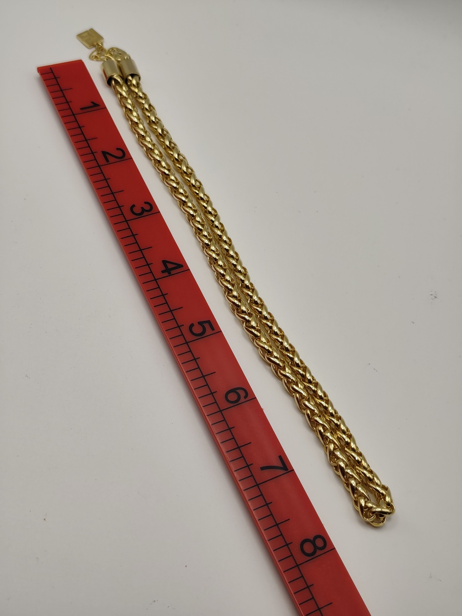 Pierre Balmain Women's Gold-tone Chain Necklace Adjustable Length image 10