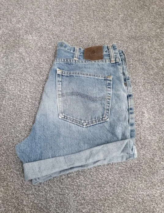 Lee Relaxed fit blue shorts 34" image 3