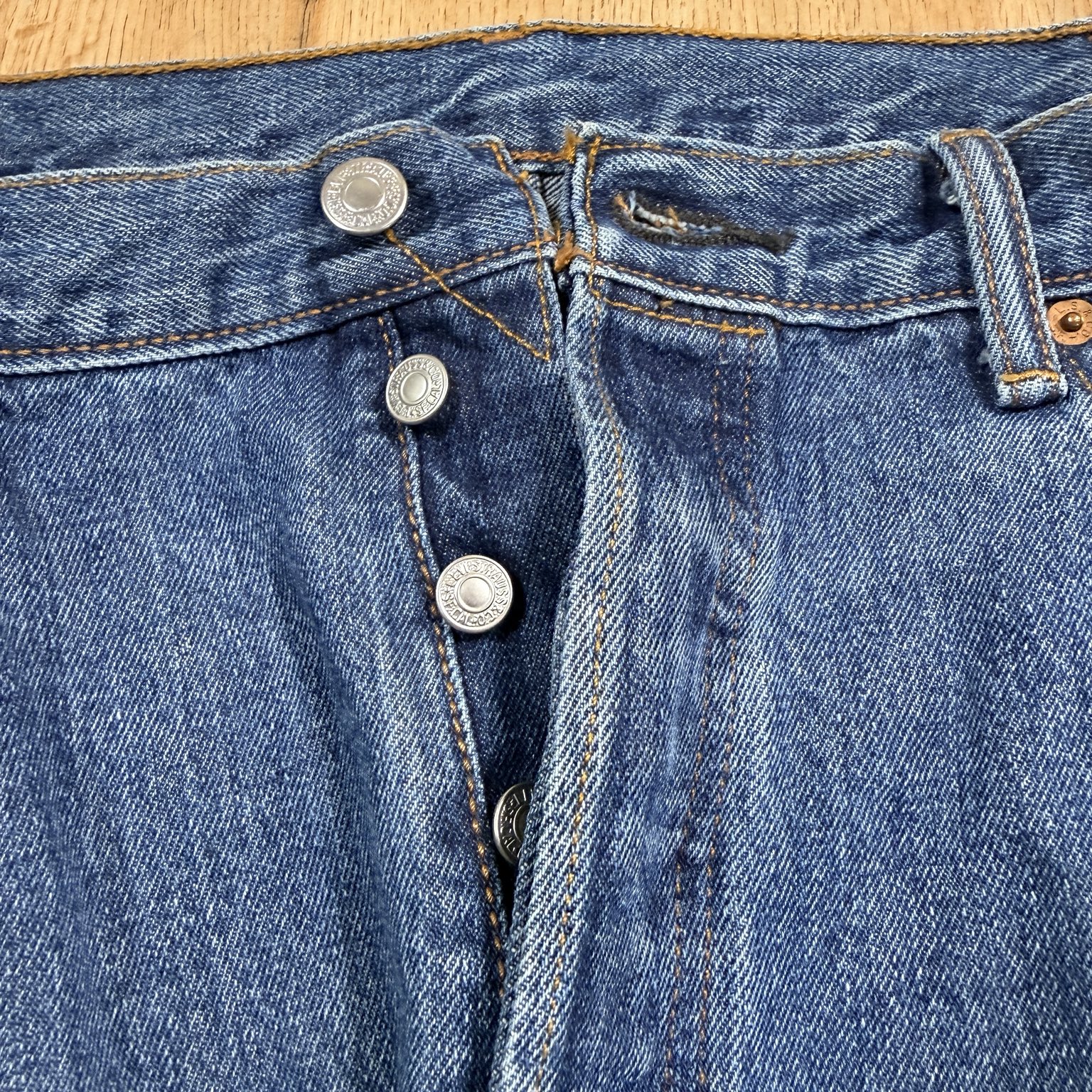 Levi’s 501 Original Men’s Blue Jeans W38 L30 image 6