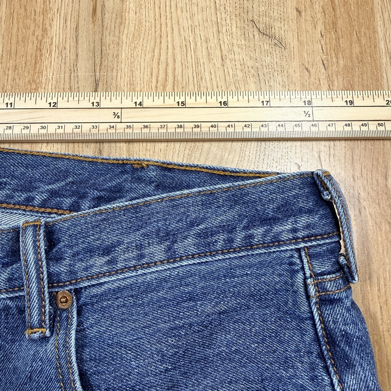 Levi’s 501 Original Men’s Blue Jeans W38 L30 image 7
