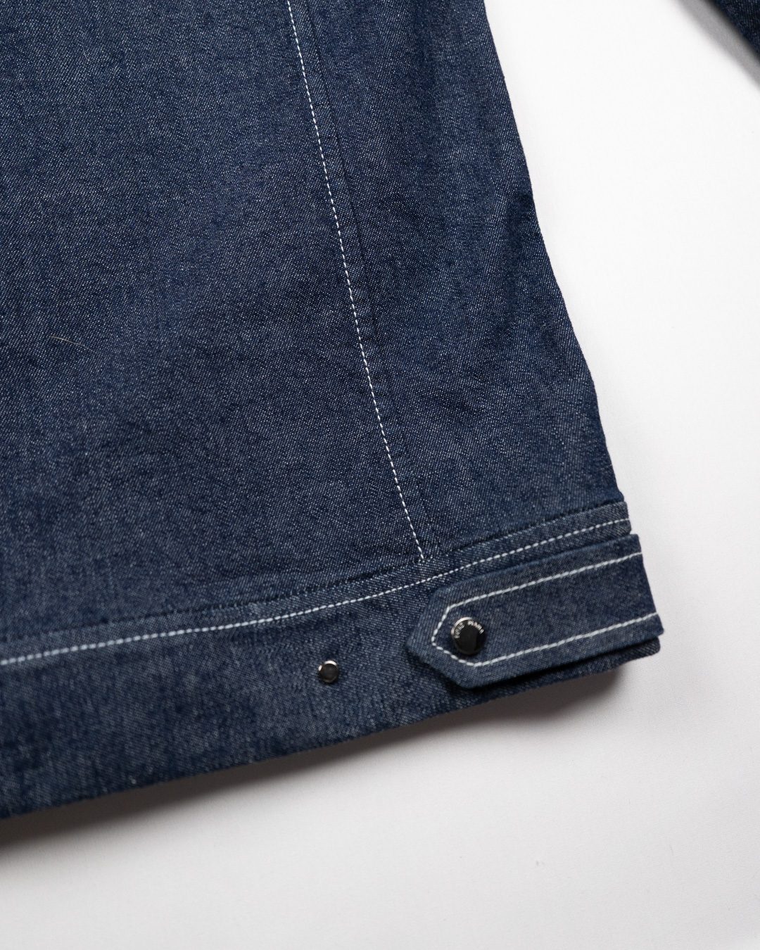 Loro Piana Navy Denim Overshirt Cotton Blend - Medium image 4