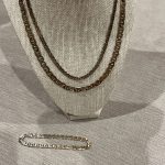 Gold-Tone Women's Necklace & Bracelet Set