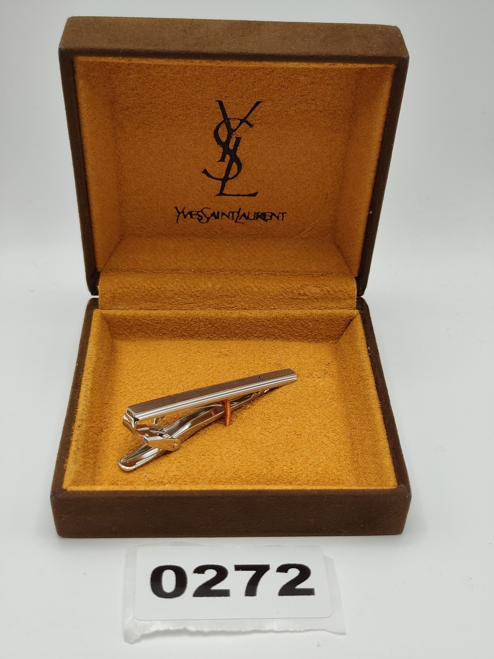 Yves Saint Laurent Silver Tie Clip Men Other