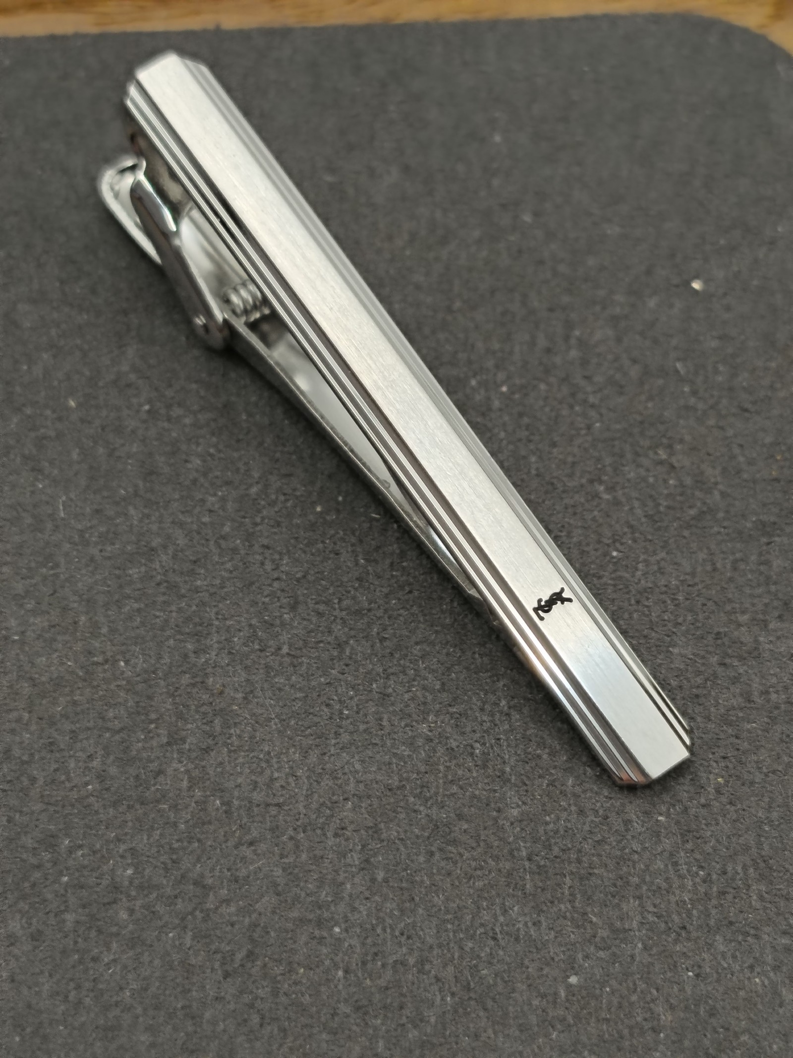 Yves Saint Laurent Silver Tie Clip Men Other image 4