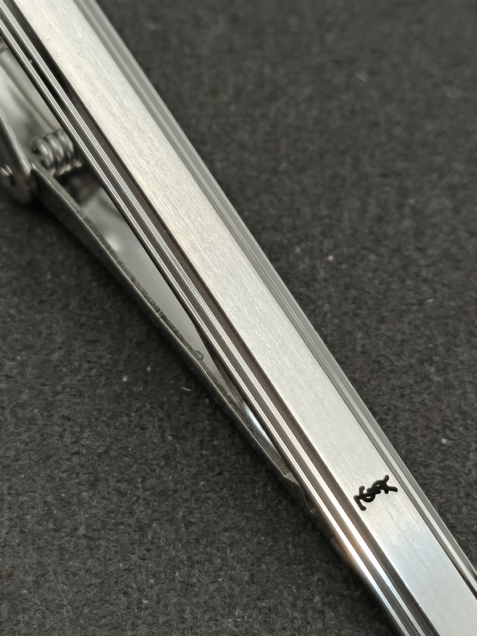 Yves Saint Laurent Silver Tie Clip Men Other image 6