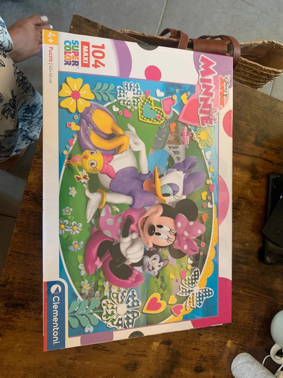 Clementoni Disney Minnie Mouse Puzzle 104 pièces Maxi Super Color 62x42 cm image 7