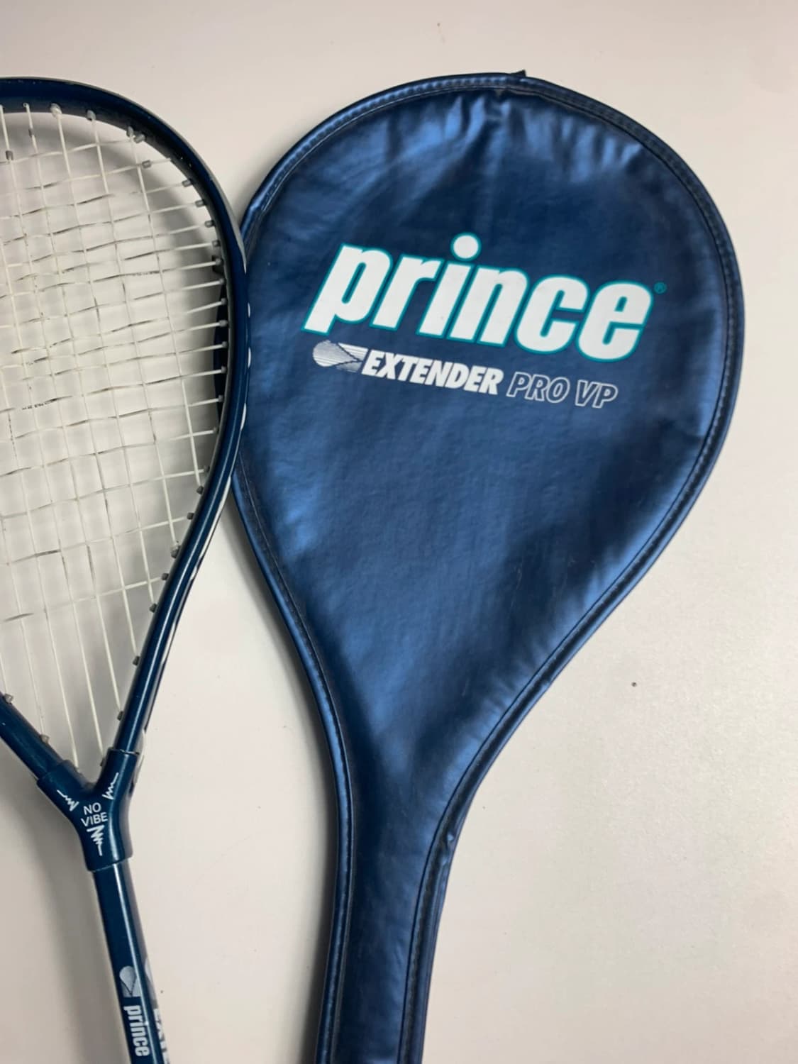 Prince Bleu & Blanc Raquette de Tennis Extender Pro VP avec Housse image 3