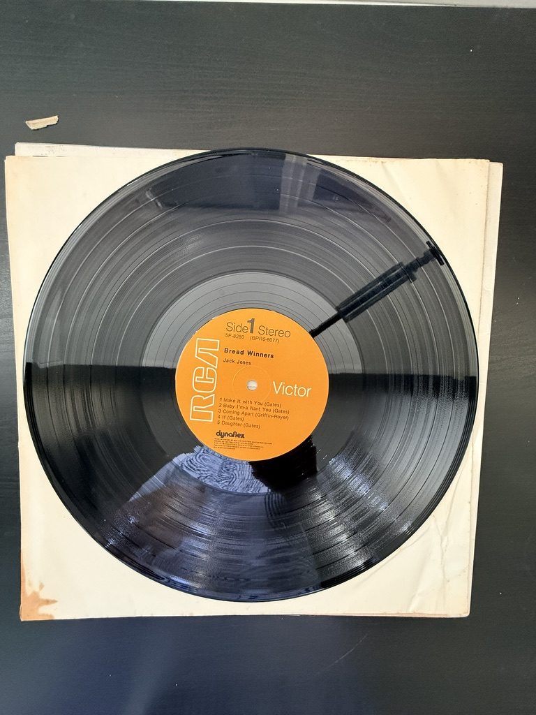 Jack Jones Bread Winners Vinyl LP Album Vintage 1972 image 3