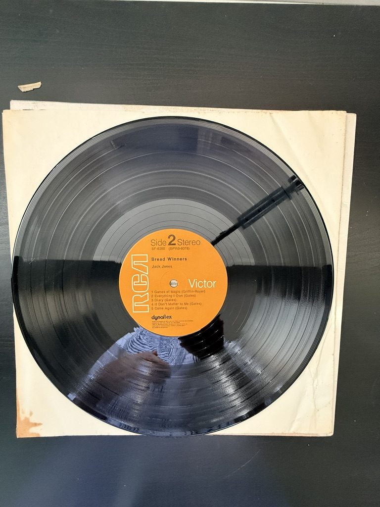 Jack Jones Bread Winners Vinyl LP Album Vintage 1972 image 4