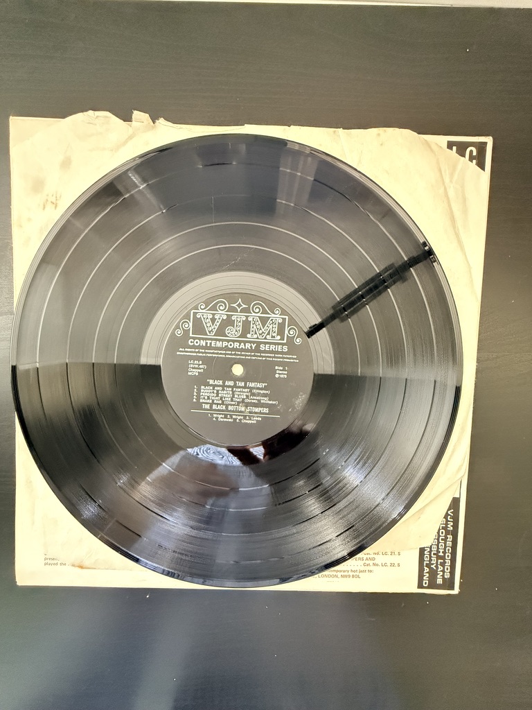 The Black Bottom Stompers Black & Tan Fantasy Vinyl LP Record image 3