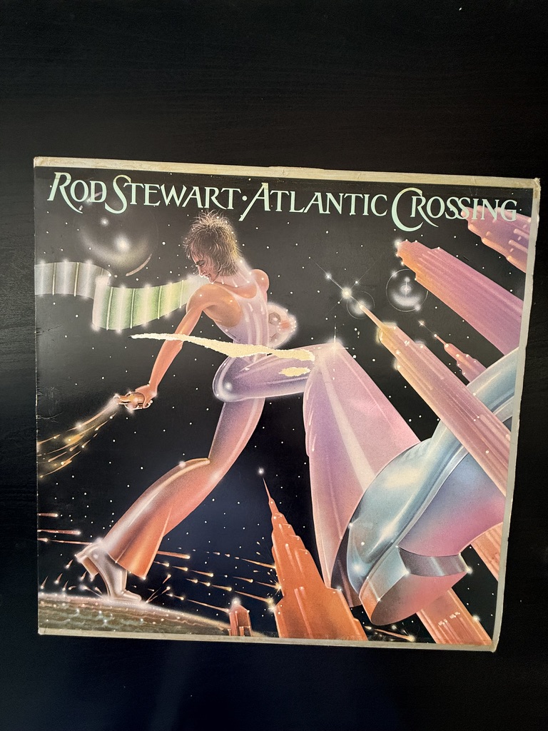 Rod Stewart Atlantic Crossing Vinyl LP Record Used Good